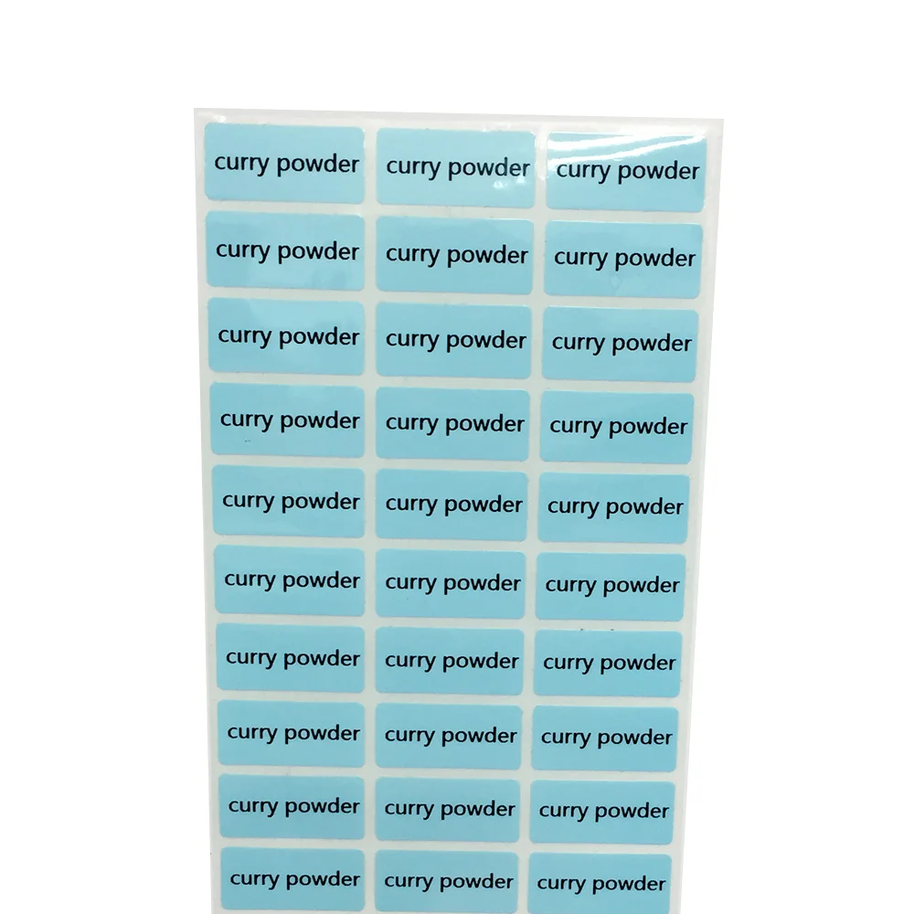 3Size Blue Name Stickers Waterproof Personal Office Supplies Tags Labels Children Scrapbook School Stationery Sticker Set paper stickers