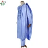 H&D south african traditional wear formal attire bazin riche dashiki outfits shirt pants robe suit no cap african men agbada ► Photo 3/6