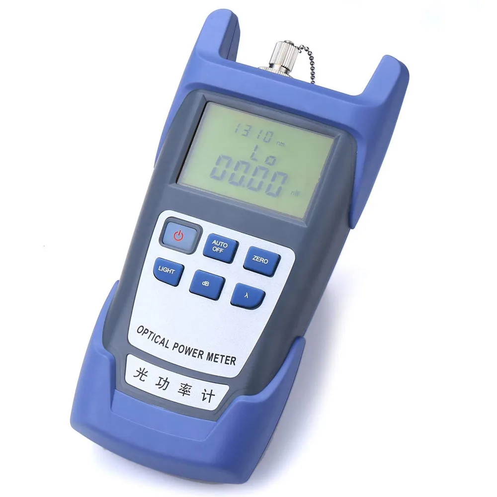 

Portable FTTH Fiber Optical Power Meter -70~+10dB Optic Cable Tester Network with FC SC Interfaces for CATV CCTV Test