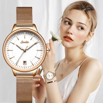 

SUNKTA Luxury Brand Women Watches Fashion Casual Dress Diamond Watch Women Gifts Clocks Wrist Watches For Women Relogio Feminino