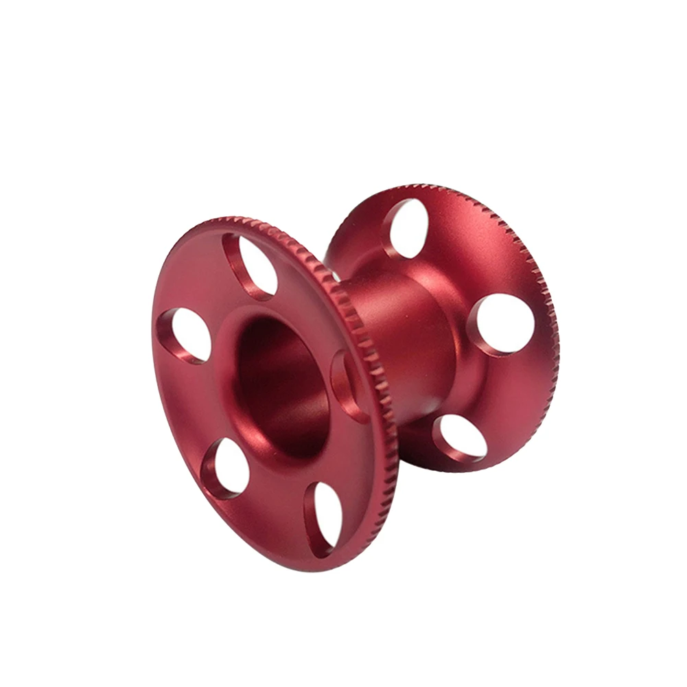 Для Cave Finger Spool оборудование из алюминиевого сплава пустая катушка для подводного плавания Портативный Легкий подводный компактный