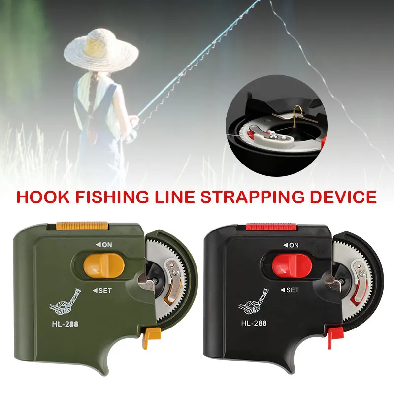 Fish Line Deck Automatic Hook Fishhook Binding 30s Electric Power Fishing Tool Offshore Angling Electric Hook AAA Lake Portable