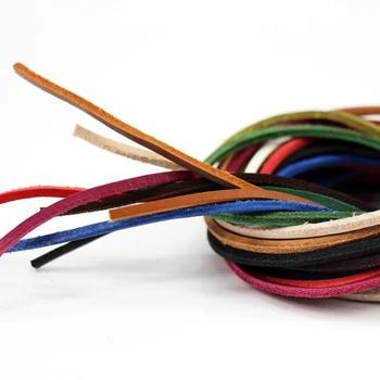 

2019 1 Pair Rawhide Leather Shoelaces Solid Color Beanie Boot Shoes Shoestrings Unisex Boot Shoe Laces 80/110cm Shoelaces Hot