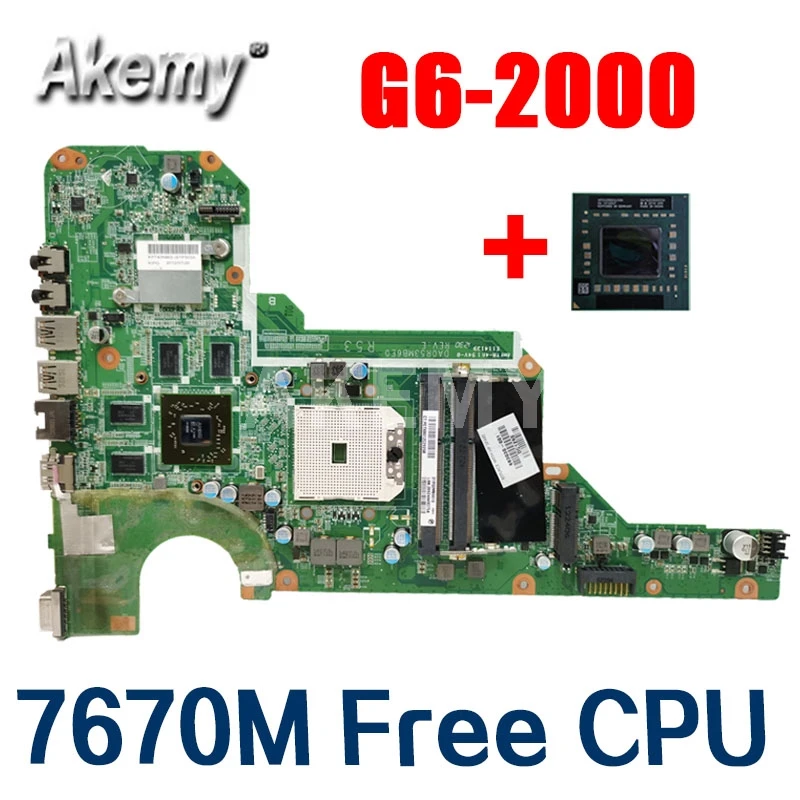 683030-001 материнская плата для Hp G4 G6 G4-2000 G6-2000 G7 G7-2000 основная 683030-501 DA0R53MB6E0 DA0R53MB6E1 7670M