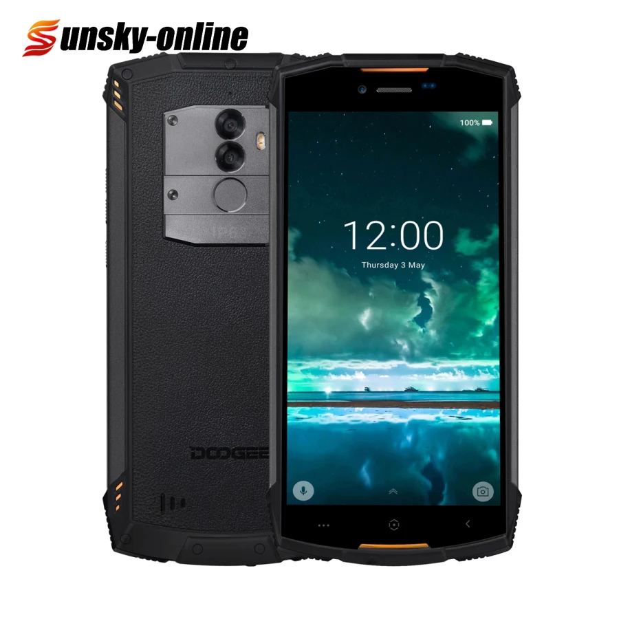 

DOOGEE S55 Triple Proofing Smartphone IP68 Waterproof 4GB+64GB 5500mAh 5.5 inch Octa Dual VoLTE 4G 13MP+8MP+5MP Mobile Phone
