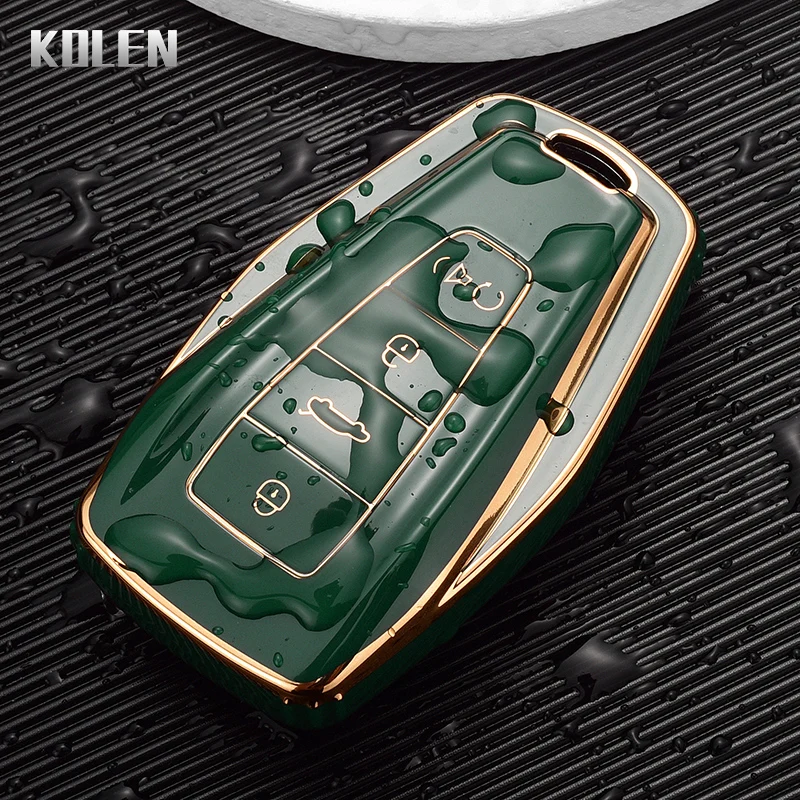 TPU Car Remote Key Case Cover Shell For Geely Coolray-Atlas Boyue NL3 Emgrand X7 EX7 SUV GT GC9 Borui Accessories key case cover key case car key shell remote control case cover