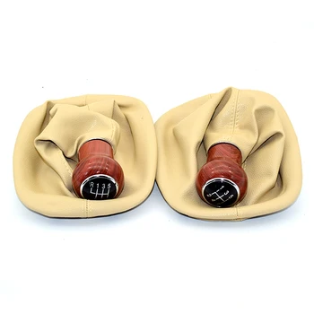 

5 / 6 Speed Car Gear Shift Knob Lever Shifter Stick Gaiter Boot Cover for VW Passat B5 B5.5 B6 1999-2004
