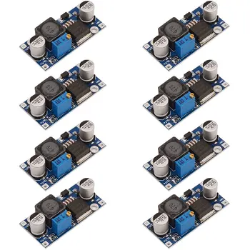 

8Pcs LM2596 Power Module DC-DC Step-Down Power Module 3A Adjustable Step-Down LM2576 (Without Heat Sink)