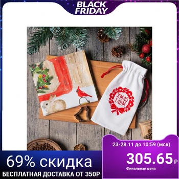 

Set in a bag "XMAS FARM" towel 40x73cm, baking tins 3 pcs 5081041