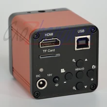FYSCOPE 16MP 1080P 60FPS HDMI цифровой микроскоп камера USB FHD лабораторный промышленный микроскоп C-mount TF карта Цифровая видеокамера