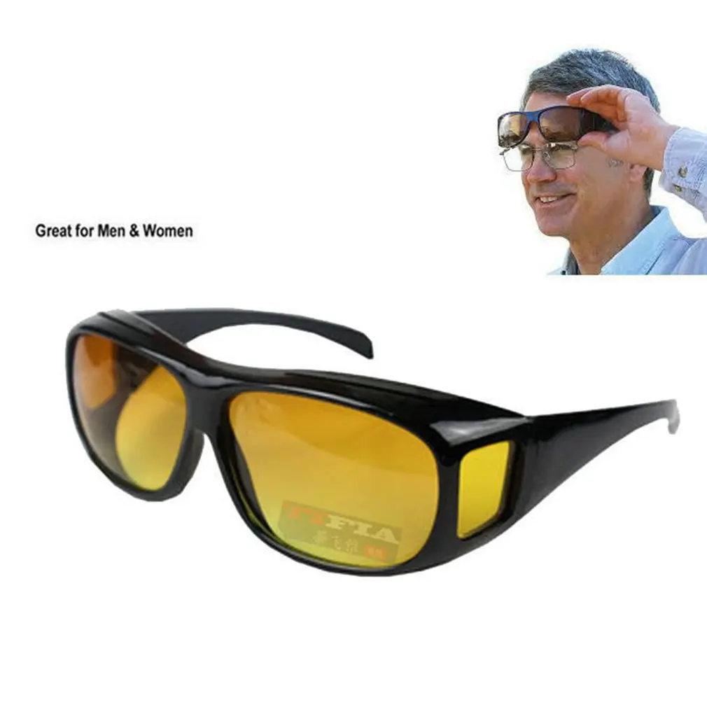 Солнечные очки ночного видения Поляризованные ночного видения HD очки для вождения с антибликовым покрытием UV400 защита Ночные очки для водителя