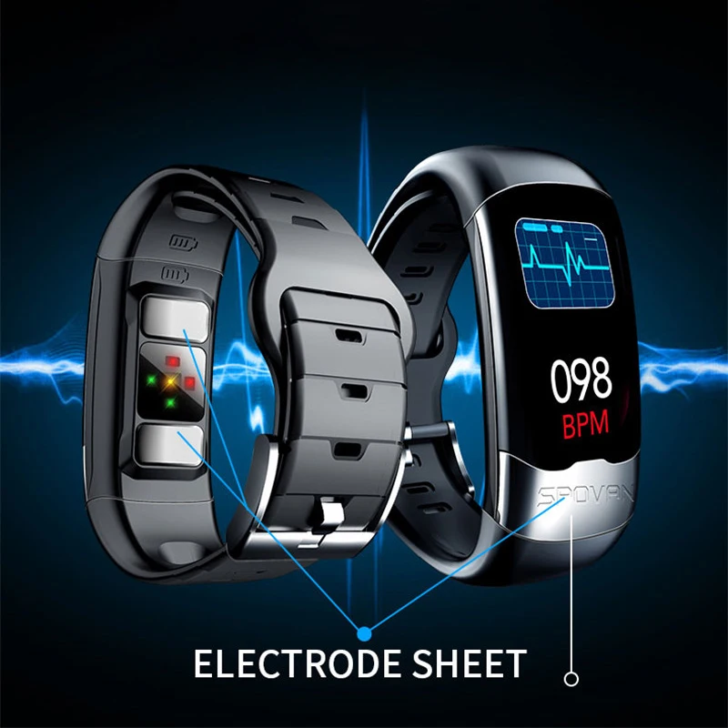 FGHGF H02 new fashion smart exercise bracelet ECG+PPG+HRV heart rate blood pressure ECG bracelet