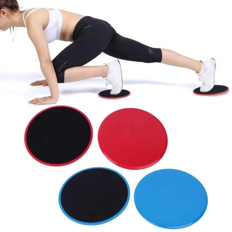 2PCS Exercise Sliding Gliding Discs Fitness Core Slider for Yoga Gym Abdominal 