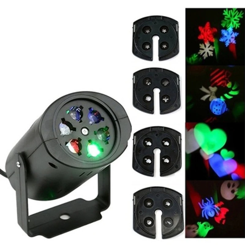 Открытый Рождественский движущийся сверкающий светодиодный садовый Рождественский лазерный Светильник проектор США/ЕС
