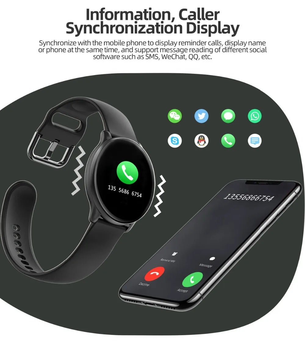 Makibes SE01 smart watch men IP67 Blood pressure Heart rate monitor fashion sport watch Fitness tracker Clock Bluetooth music06