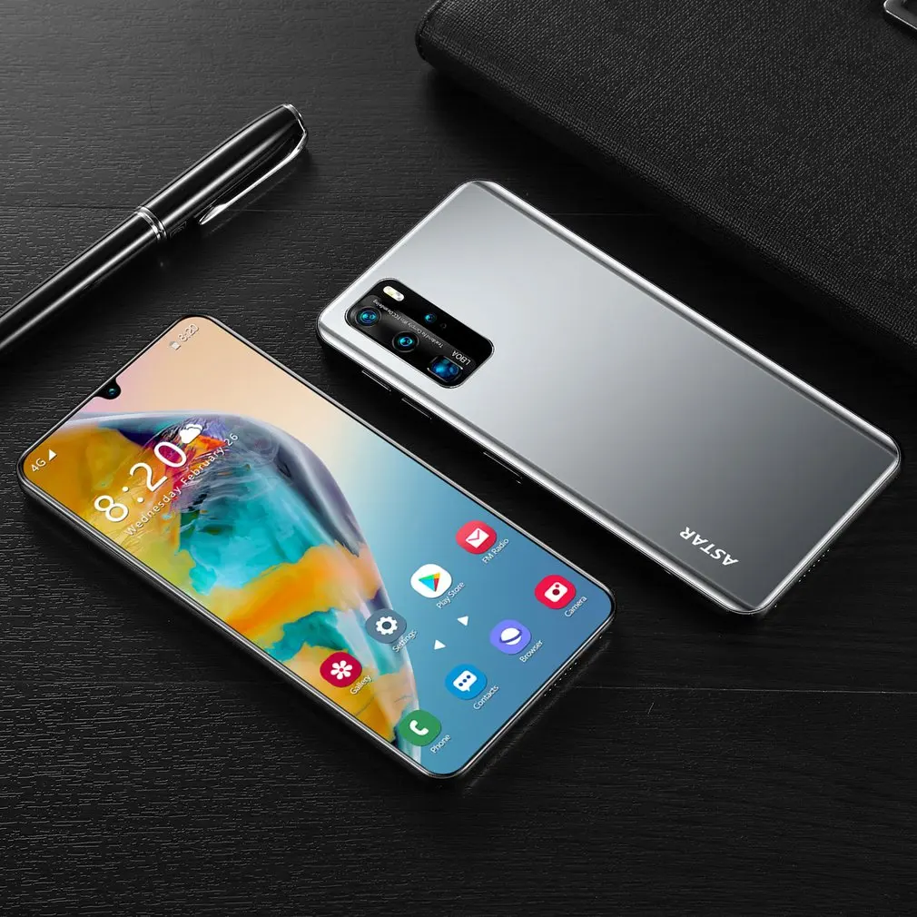 P40 Plus 6.7-Inch Cross-Border Mobile Phone New Hot Style 2+16 P40 Plus Smartphone-Runs 1Gb Ram+8Gb Rom