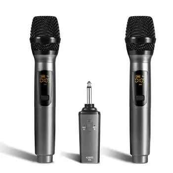 

Wireless Microphone Portable Energy-saving Battery Powered USB Charged Microphone For Business Travel Bus, Business Promotion