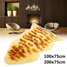 Коврик из овчины шерстяное диван коврик, напольный ковер весь шерсть сиденье коврик эркерное окно Гостиная шерстяное одеяло для спальни 75*100 см/75*200 см