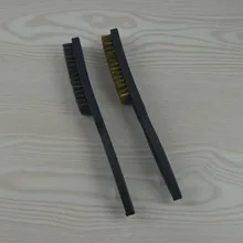 Напрямую от производителя черная ручка медная проволока нержавеющая сталь проволочная щетка удаление пыли ржавчины