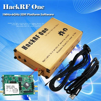 

TZT HackRF One 1MHz-6GHz SDR Platform Software Defined Radio Development Board Golden Shell