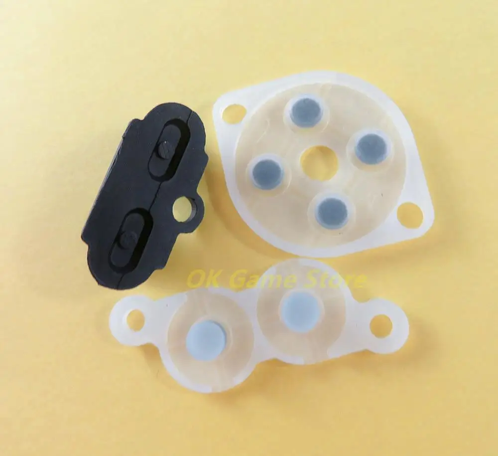 Almohadillas De Goma Conductoras Para Mandos NES - Repuesto De Silicona Para Botones A, B Y Start/Select