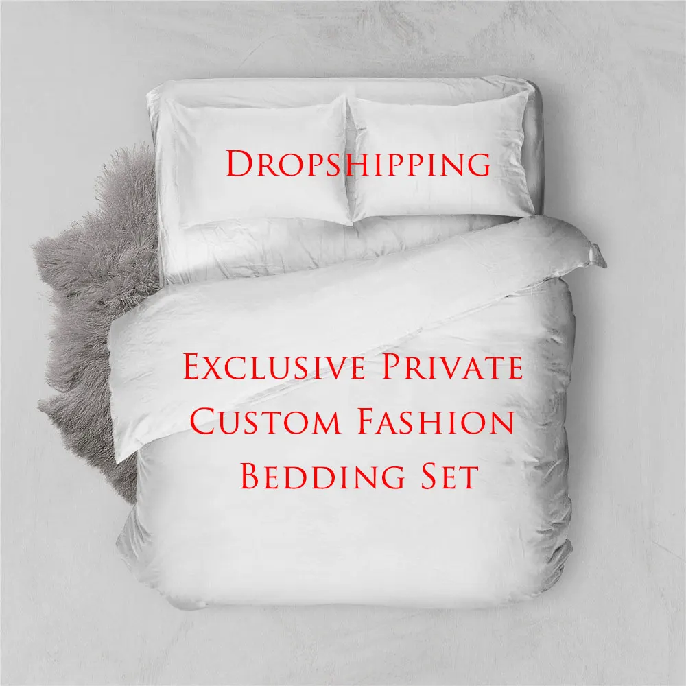 Custom Brand LOGO Edredon Bedding Sets Duvet Cover Home Textile Single King Size Bedding Set Bed Sheets Pillowcases Bed Linen Custom Brand LOGO Edredon Bedding Sets Duvet Cover Home Textile Single King Size Bedding Set Bed Sheets Pillowcases Bed Linen