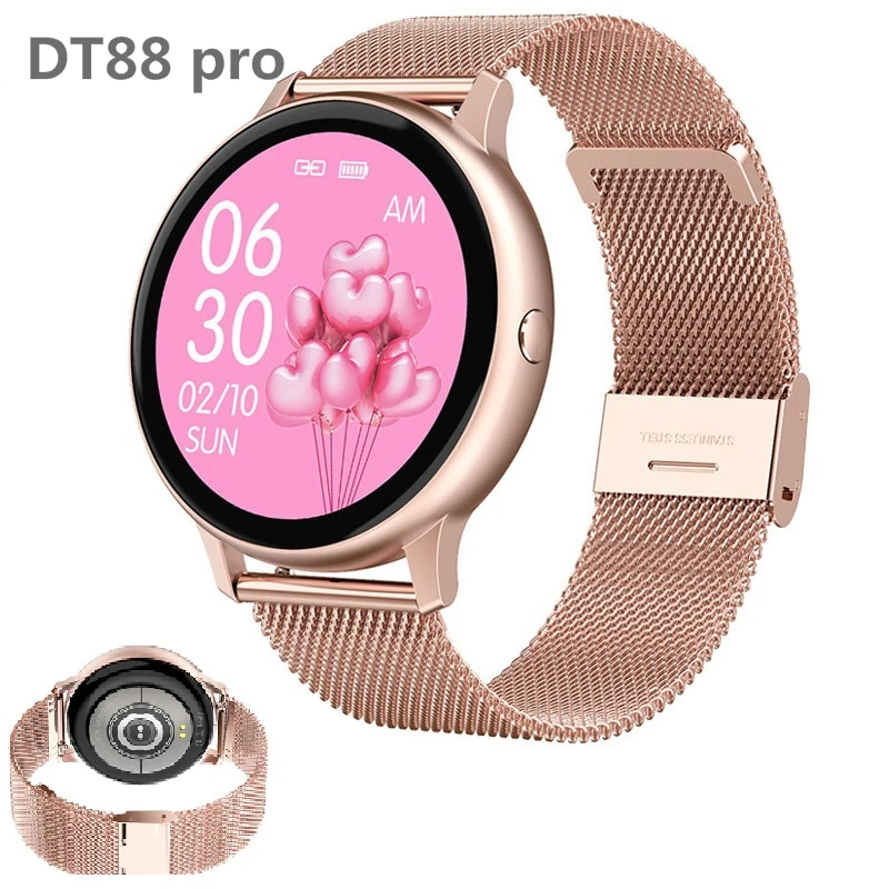 DT88 Pro Смарт-часы для женщин и мужчин ЭКГ монитор сердечного ритма во время сна