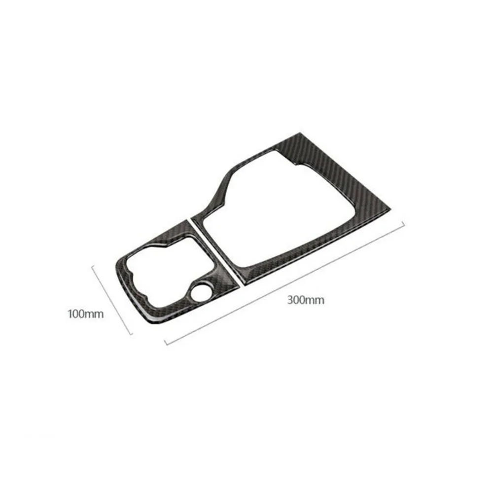 

Carbon Fiber Gear Shift Panel Cover Interior For Mazda 3 Axela 2013-2016 Trim Set Parts Durable