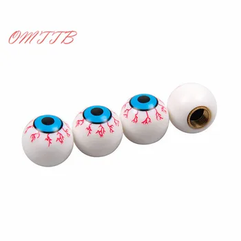 

4pcs Anti-Dust Car Tire Caps Eye Ball Tyre Wheel Air Valve Stem Caps For Car Truck Motocycle Bicycle for bmw benz audi vw skoda