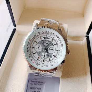 

2020 Breitling Luxury Brand Wristwatch Mens and Woman Watches Quartz Watch with Steel Strap relojes hombre automatic4