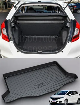 

Puou Non-Slip Waterproof For Honda Fit 2014-19 Mat Rear Trunk Liner Cargo Floor Tray Carpet Guard Protector Car Accessorie