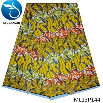 

LIULANZHI african fabric print for dress sewing wax style ankara printing 6 yard cotton nigerian fabric tissu print ML13P131-150