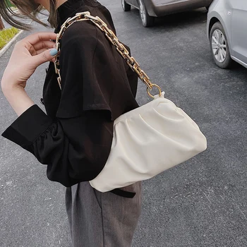 

Elegant Crossbody Bags For Women 2020 Pu Leather Chain Shoulder Bag Clutch Female Party Handbags and Purses bolsa feminina Lady