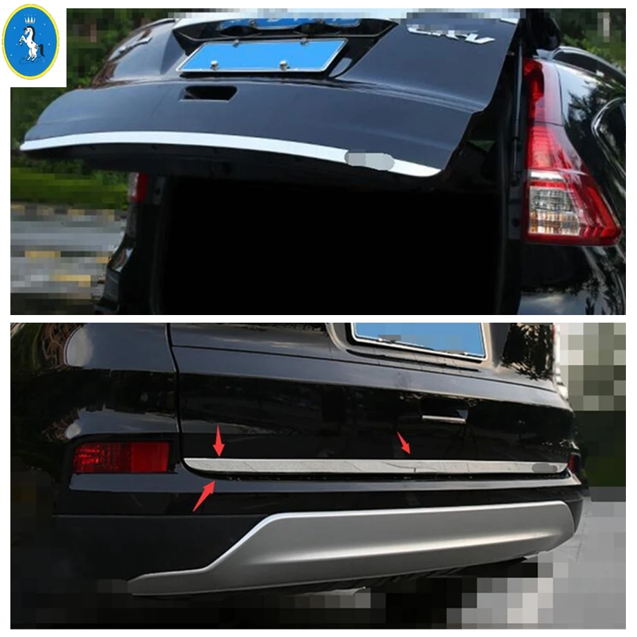 For 2017-2022 Honda CR-V Chrome Stainless Trunk Tailgate Lid Handle Cover CRV