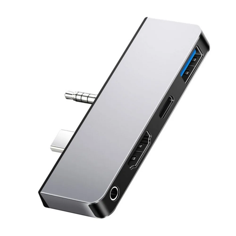 USB C концентратор USB 3,0 HDMI 3,5 мм аудио адаптер для поверхности Go Pro 6 мульти USB-C type C концентратор USB разветвитель