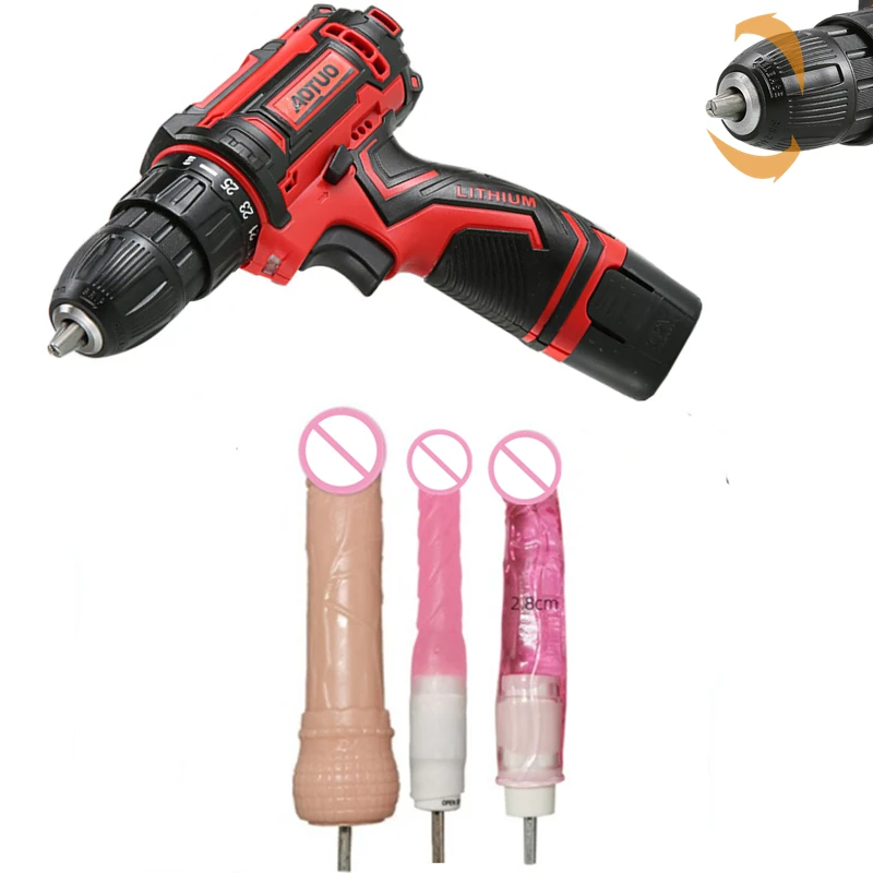 Sex Toys Voor Vrouwen Pistool Dildo Penis Vibrator Elektrische Boor Schroevendraaier Power Tools Winkel Volwassenen Vrouwelijke Masturbatie Sex Machine