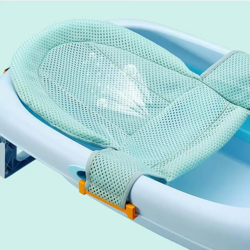 Infant Adjustable Tub Nonslip Tshaped Shower Net Baby Bath Mesh Baby