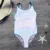 7-14 Лет Fish Pattern Baby Girls Swimwear Beach Summer Kids One Piece Swimwear Swimsuit 2021 Детский Монокини Купальник348