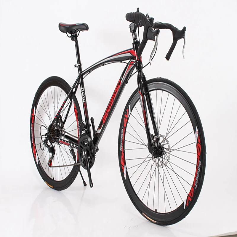 Mountain Bike Cross Country Outdoor Oil Spring Fork Bicycle Fat Bike Dual Disc Brakes Shock Absorbers Bicycle Free Delivery