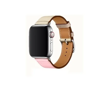 Одноместный Тур группа для apple watch series 5 4 3 2 1 Swift кожаный ремешок для iWatch Наручные Классические ручной работы noir 40 44 мм ремешок - Цвет ремешка: color5