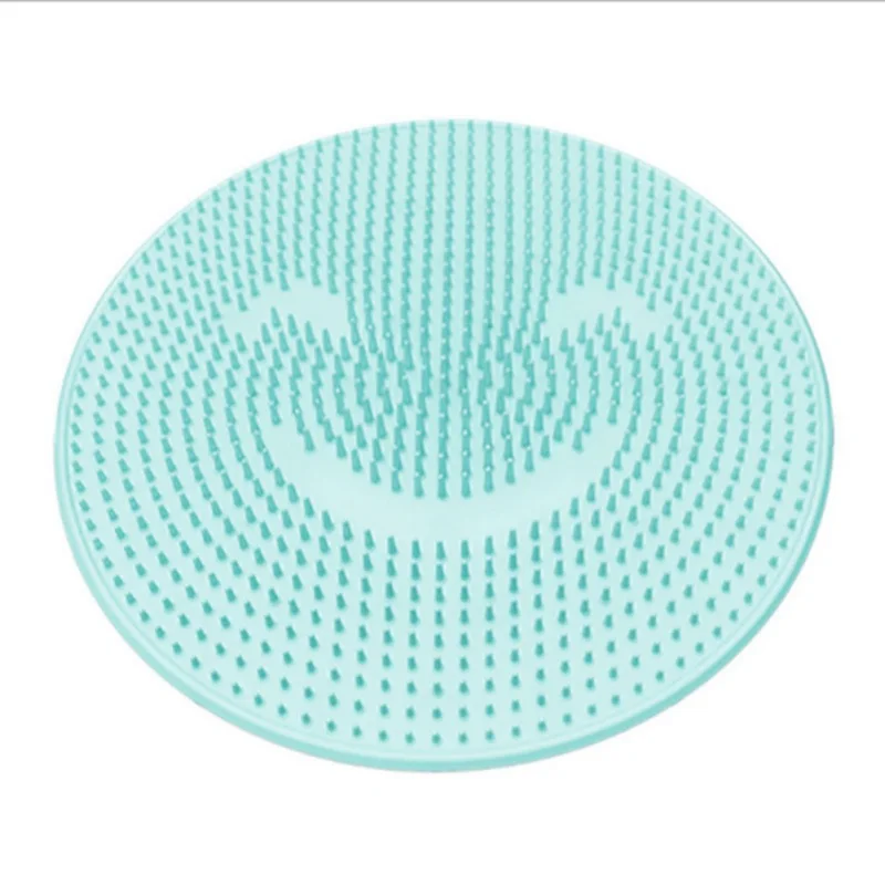 Bath Shower Massager Pad Silicone Back Brush Suction Cup Slippers Bath Foot Brush Dead Skin Remover Wash Non-Slip Pad