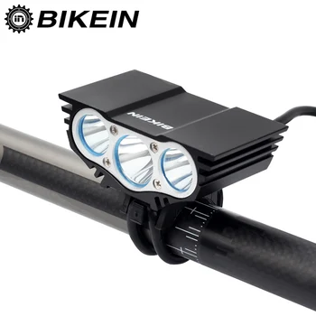 

BIKEIN Bicycle 3600 Lumen 3 x XML-T6 LED Head Light Bike Front HeadLight Lamp Lights Headlamp 4800mAh Battery With Charger
