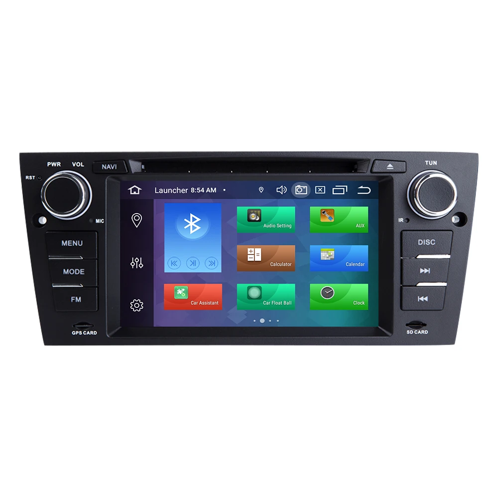 IPS DSP 8 Core 4GB 64G 1 Din Android 9.0 Car Radio For BMW E90/E91/E92/E93 Multimedia Player Naviga