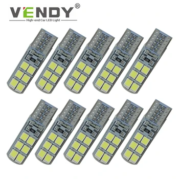 

10pcs W5W T10 2825 Car LED Clearance Light Auto Position Width Lamp Bulb For renault megane 2 3 duster clio Logan citroen c4 c5
