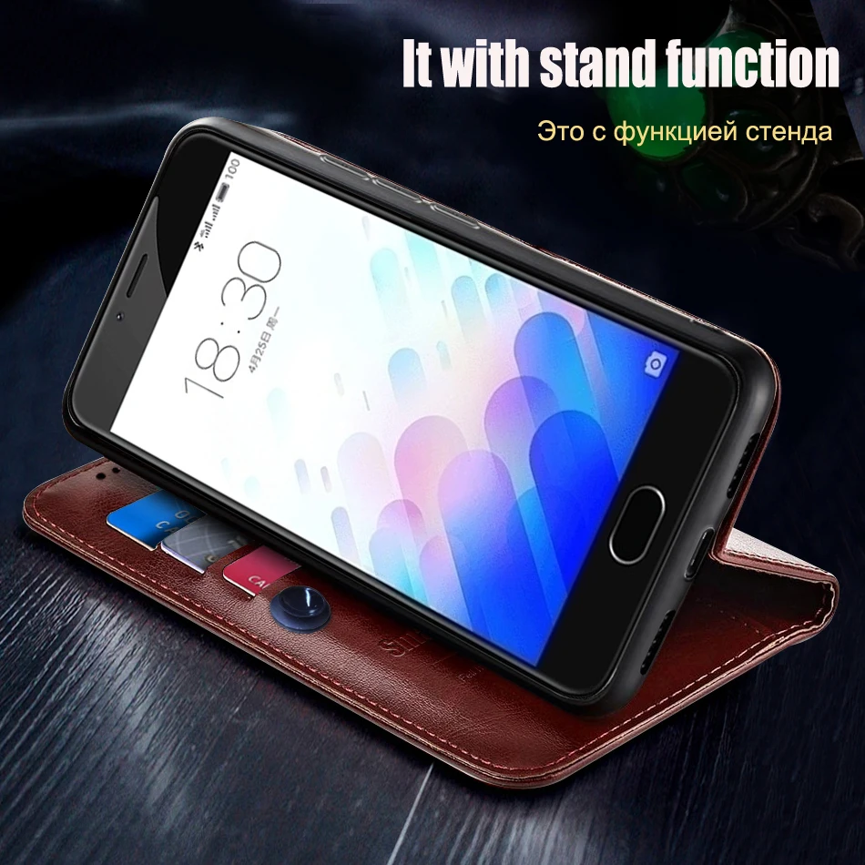 meizu phone case with stones lock For Meizu M3S case PU leather flip wallet book Case for Meizu M3s mini case meizu M3 cover with card holde  in stock best meizu phone case design