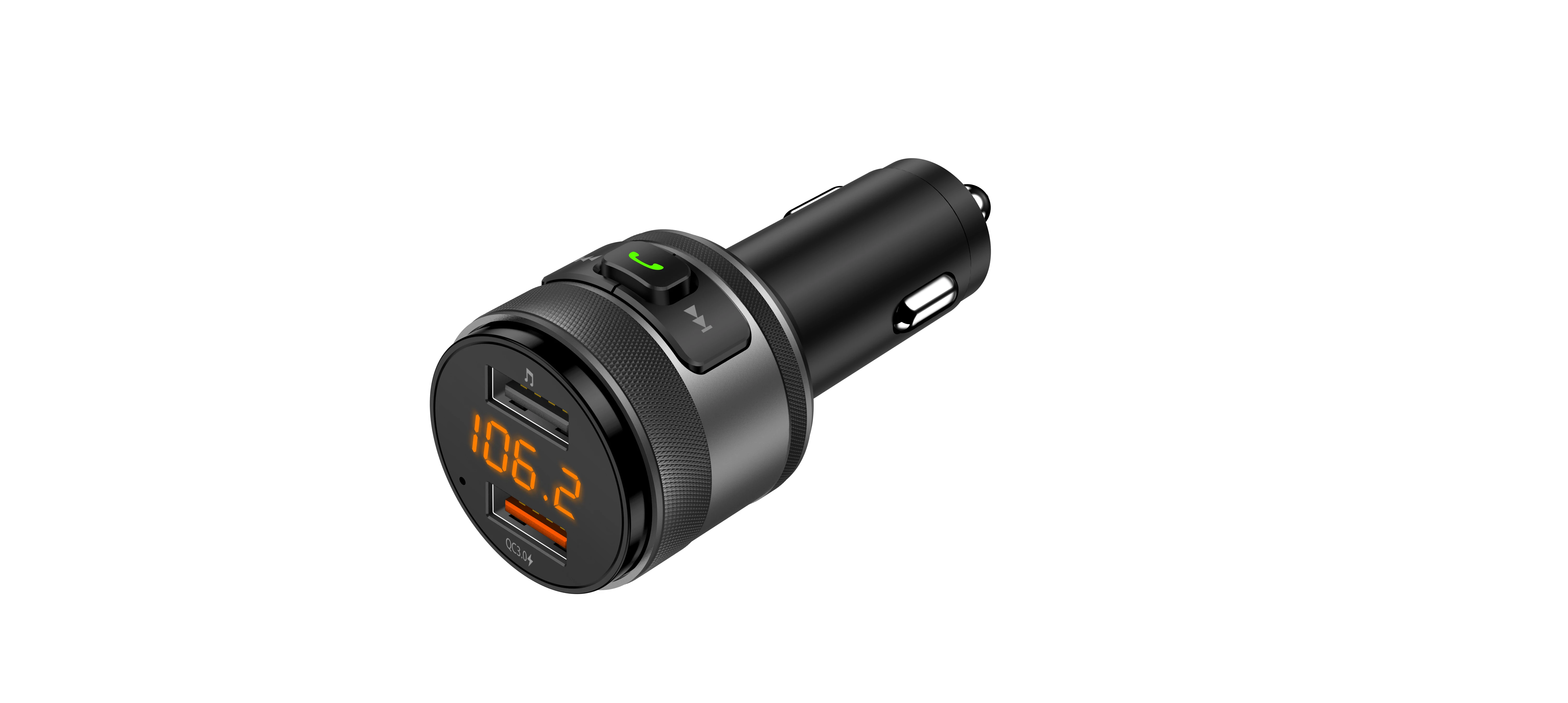 Bluetooth fm-передатчик для автомобиля, QC3.0 беспроводной адаптер для автомобильного радио C57