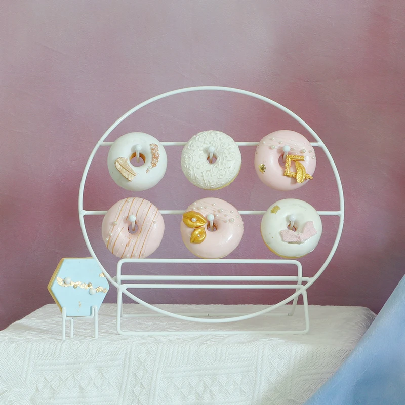 Wedding Cake Stands Sets Donuts Doughnuts Display Holder for Home Party Dessert Table Plates Tray Ice Cream Racks Holder