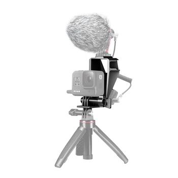 

Ulanzi GP-5 Flip Screen Mirror Vlog Display Bracket With Cold Shoe Universal for GoPro 8/7/6/5/4 Vlog screen visual solution