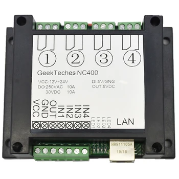 

NC400 RJ45 TCP/IP WEB Remote Control Board with 4 Channels Relay UDP W5500 Networking Controller