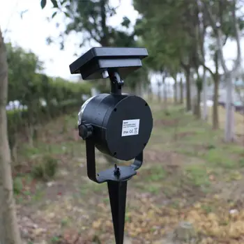 

New RGB Solar Lights Solar Magic Rotatable Fashion Crystal Garden Lights Disco Stage Light Projection Lamp